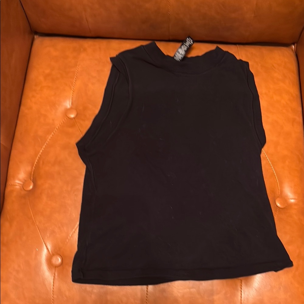 Black Sleeveless Top Skims